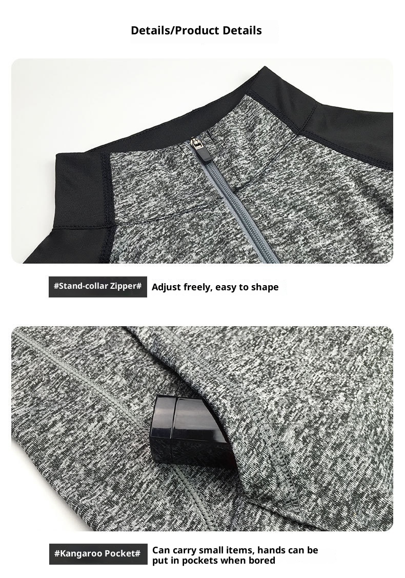 001 Top sportivo taglie forti per donne formose 100 kg Abbigliamento fitness da corsa da donna Autunno leggermente coprente Asciugatura rapida_voghion.com