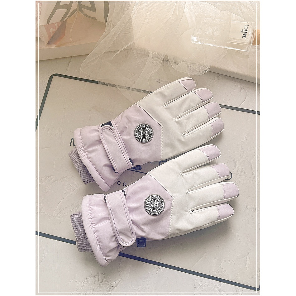 ActiveGo Dames Skihandschoenen Winter Dik Rijden Elektrische Motorfiets Fleece Sneeuw Spelen Heren Touchscreen Outdoor Katoen Warm_voghion.com