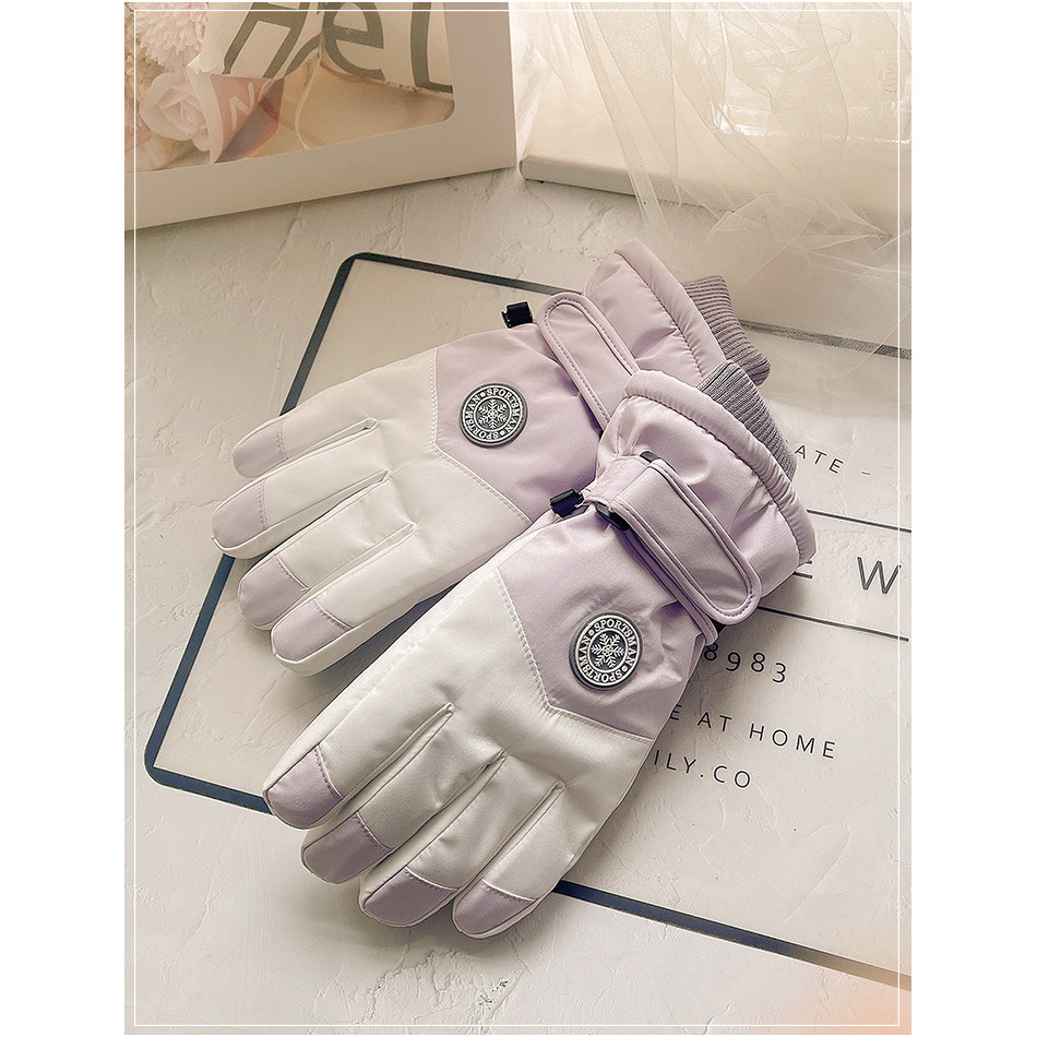 ActiveGo Dames Skihandschoenen Winter Dik Rijden Elektrische Motorfiets Fleece Sneeuw Spelen Heren Touchscreen Outdoor Katoen Warm_voghion.com