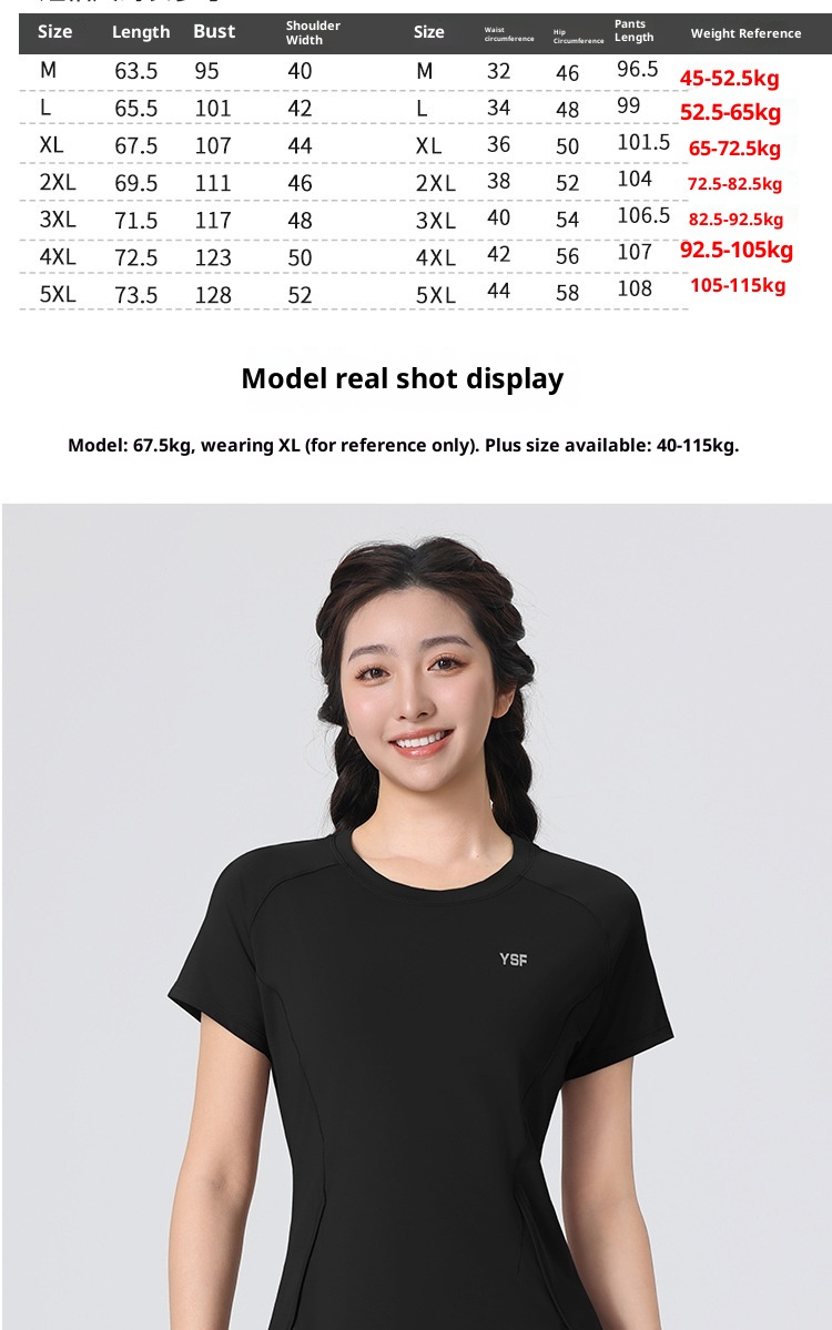 001 2025 Nuovo Yoga Pilates Training Wear Mattina Asciugatura Rapida Fitness Sport Magliette a Maniche Corte Donna_voghion.com