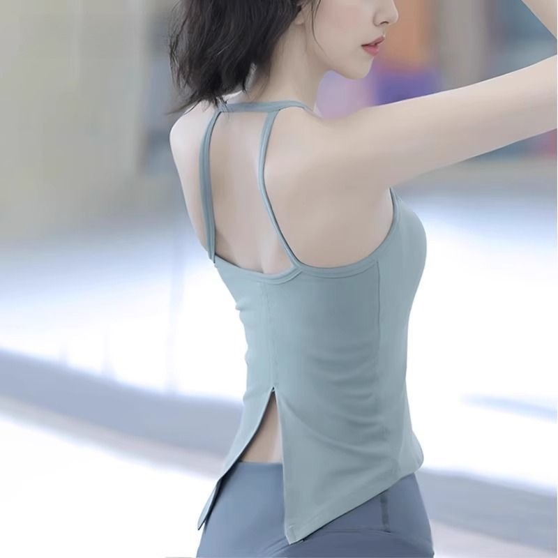 001 Yoga-Bekleidungsset Sommer 2025: Neues, hochwertiges Trainingstop und Sportweste für Damen_voghion.com