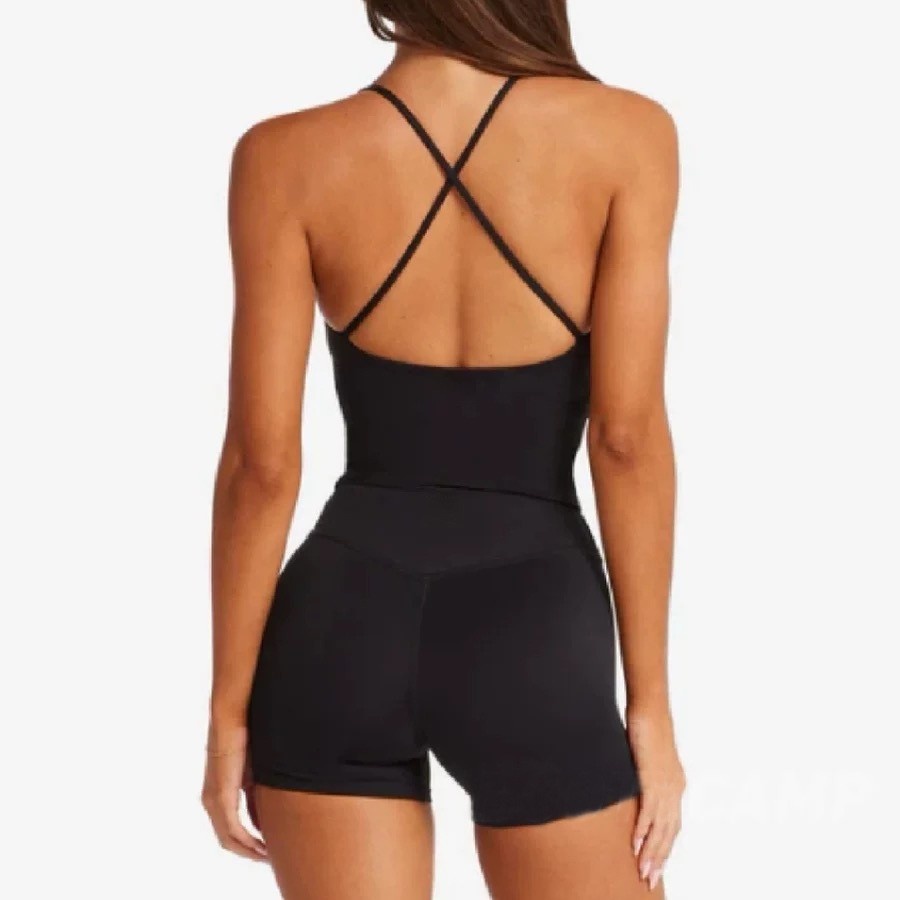 001 Foreign Trade Cross-Border Yoga Camisole For Women With Chest Pads, Fitness Vest, High Waist, Quick-Dry, Hip-Lifting,_voghion.com