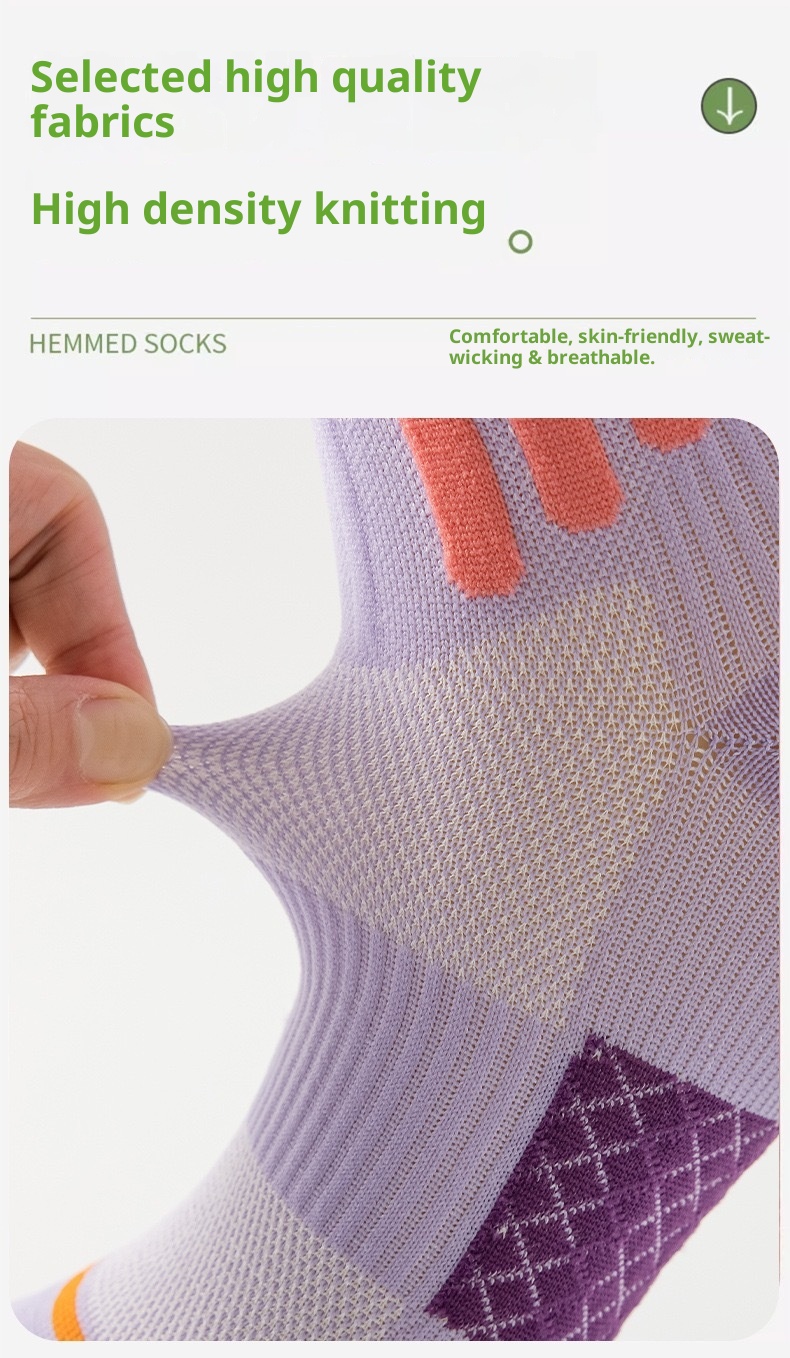 001 Calzini lunghi da donna a compressione con dopamina, per fitness, corsa, ciclismo, outdoor_voghion.com