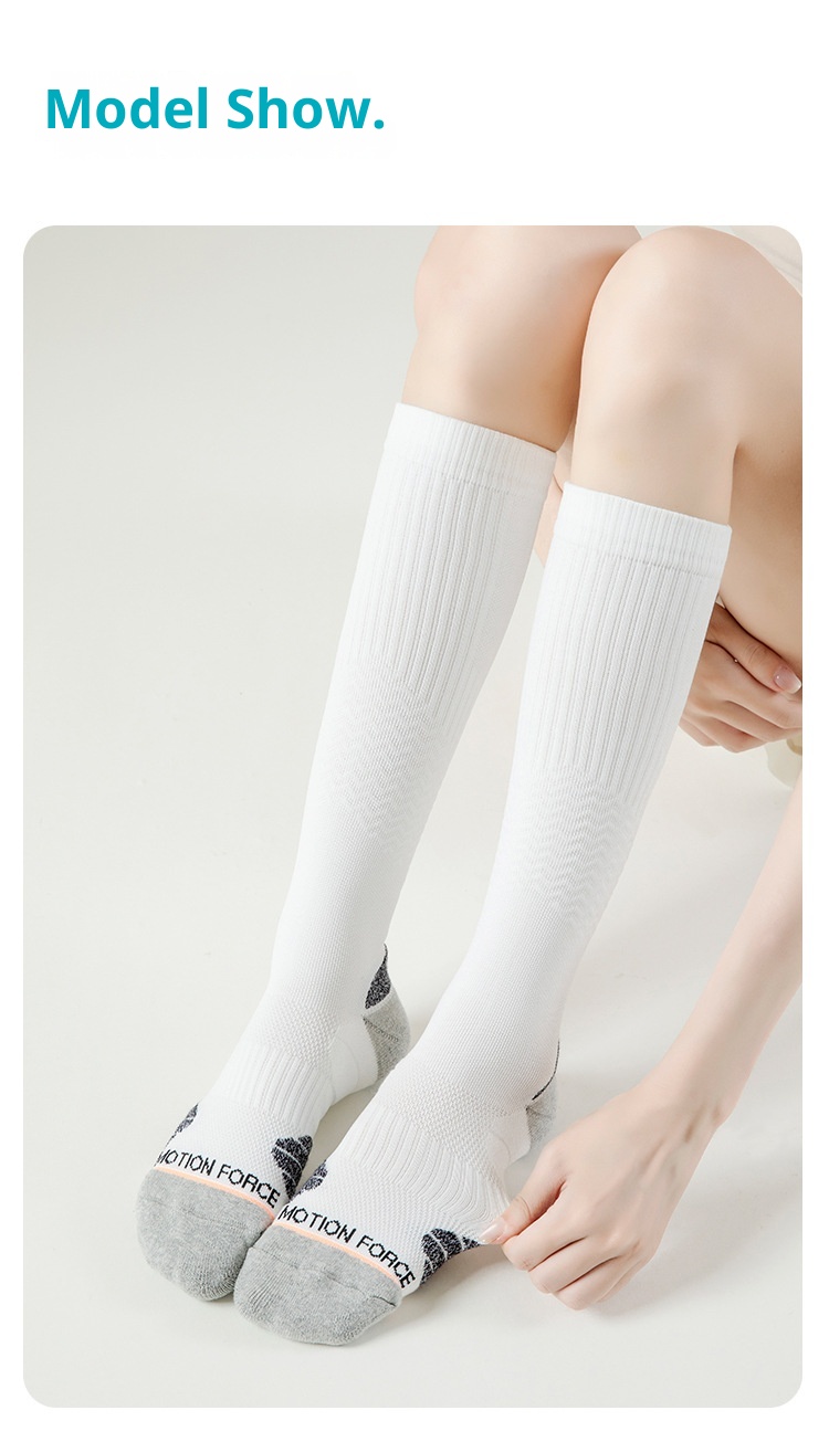 001 Calzini lunghi da donna alla moda, alla moda, a compressione per polpacci, professionali, per il fitness, dimagranti, modellanti, per la corsa, per lo yoga al coperto_voghion.com