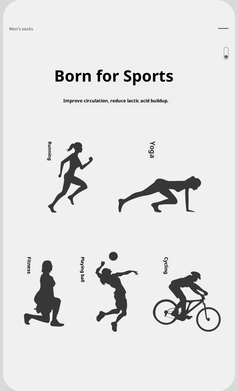 001 Yoga Women Non-Slip Professional Sports Calf Slimming Pilates Running Jump Rope Muscle Compression Socks_voghion.com