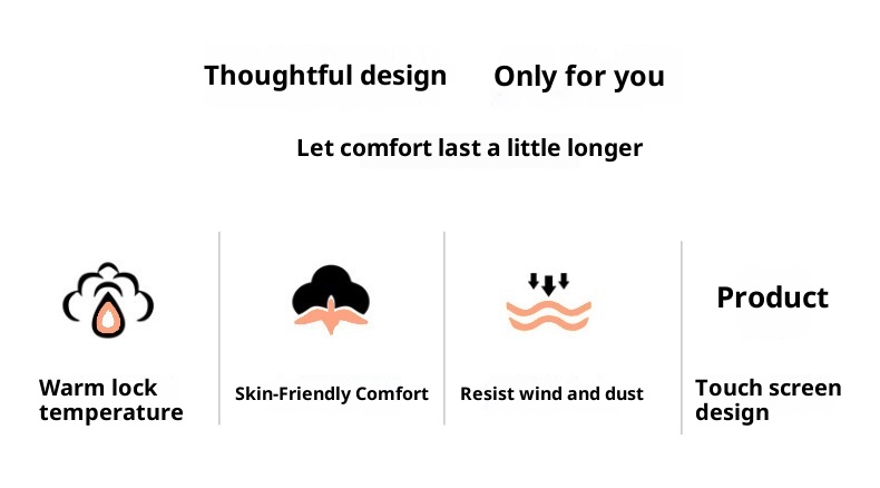 ActiveGo Gloves For Men Women, Touchscreen Compatible, Autumn And Winter, Cycling, Electric Bike, Waterproof, Fleece-Lined,_voghion.com