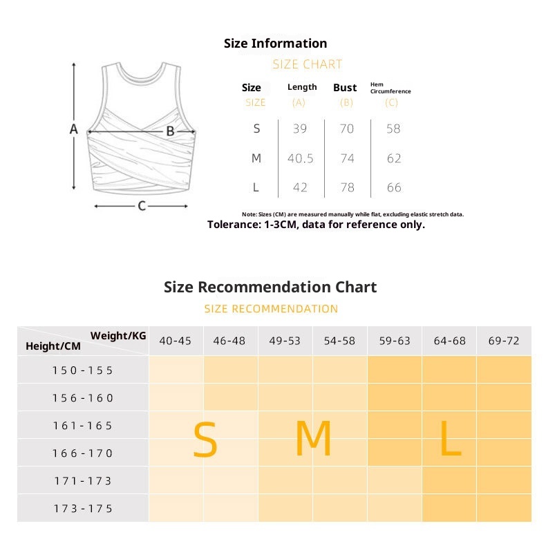 001 Summer New Short Sports Vest For Women Sleeveless T-Shirt Fitness Top Cross Ruched Slim Fit With Chest Pad Yoga Wear_voghion.com