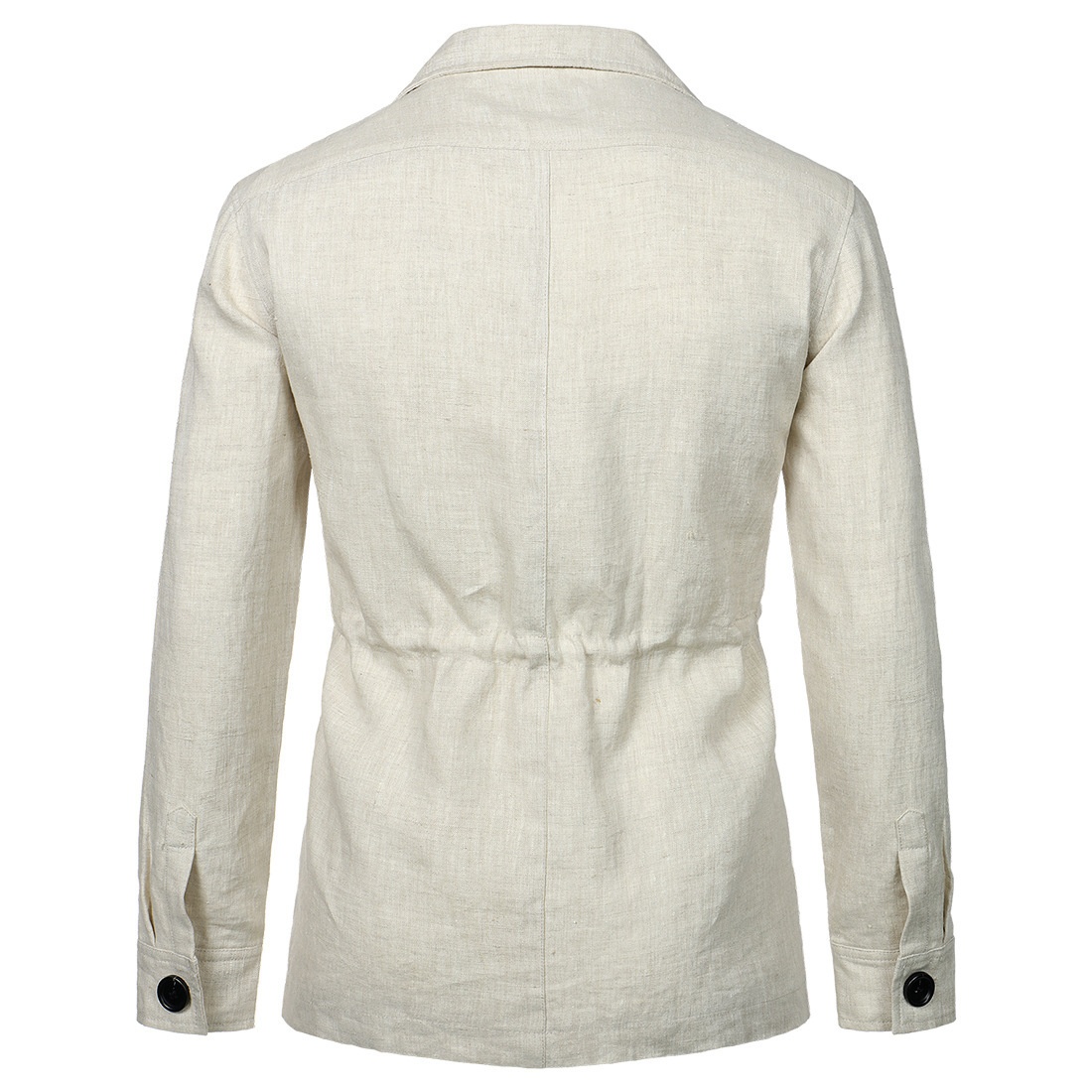 ActiveGo ActiveGo Cross-Border European And American Safari Linen Jacket British Retro Gentleman Slim Fit Men's Coat Travel Y_voghion.com