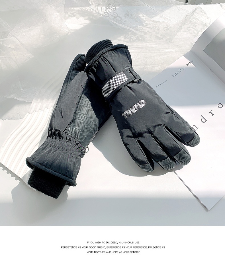 ActiveGo Ski For Men And Women, Winter Fleece-Lined Thickened Outdoor Sports Riding Mountaineering Windproof Waterproof Anti-Slip_voghion.com