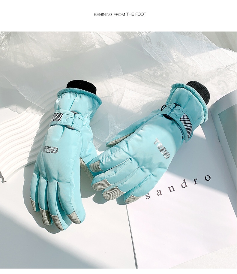 ActiveGo Ski For Men And Women, Winter Fleece-Lined Thickened Outdoor Sports Riding Mountaineering Windproof Waterproof Anti-Slip_voghion.com