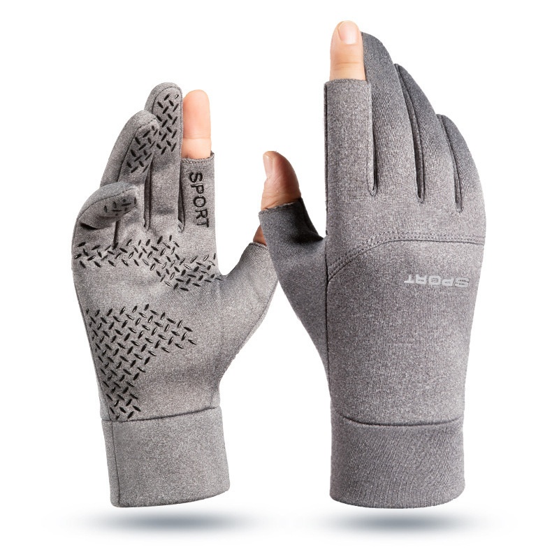 ActiveGo Outdoor Cycling Gloves Men And Women, Winter Fleece-Lined, Warm, Touchscreen, Non-Slip, For Cycling, Mountaineering,_voghion.com