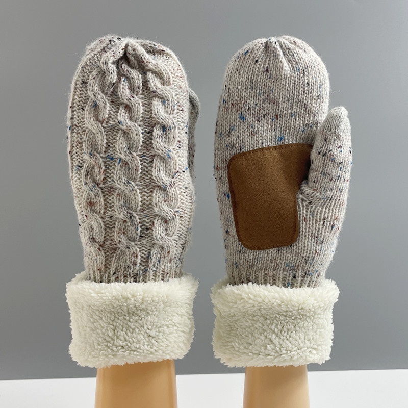 ActiveGo Touchscreen gebreide wollen tashoes voor mannen en vrouwen, herfst en winter buiten, winddicht, warm, verdikt, volwassen wanten_voghion.com