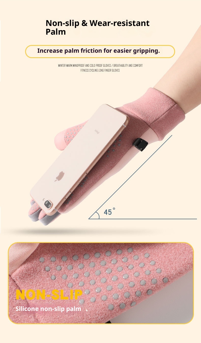 Gants d'extérieur chauds ActiveGo pour hommes et femmes, coupe-vent, imperméables, d'hiver, en velours antidérapant et tactile pour la moto_voghion.com