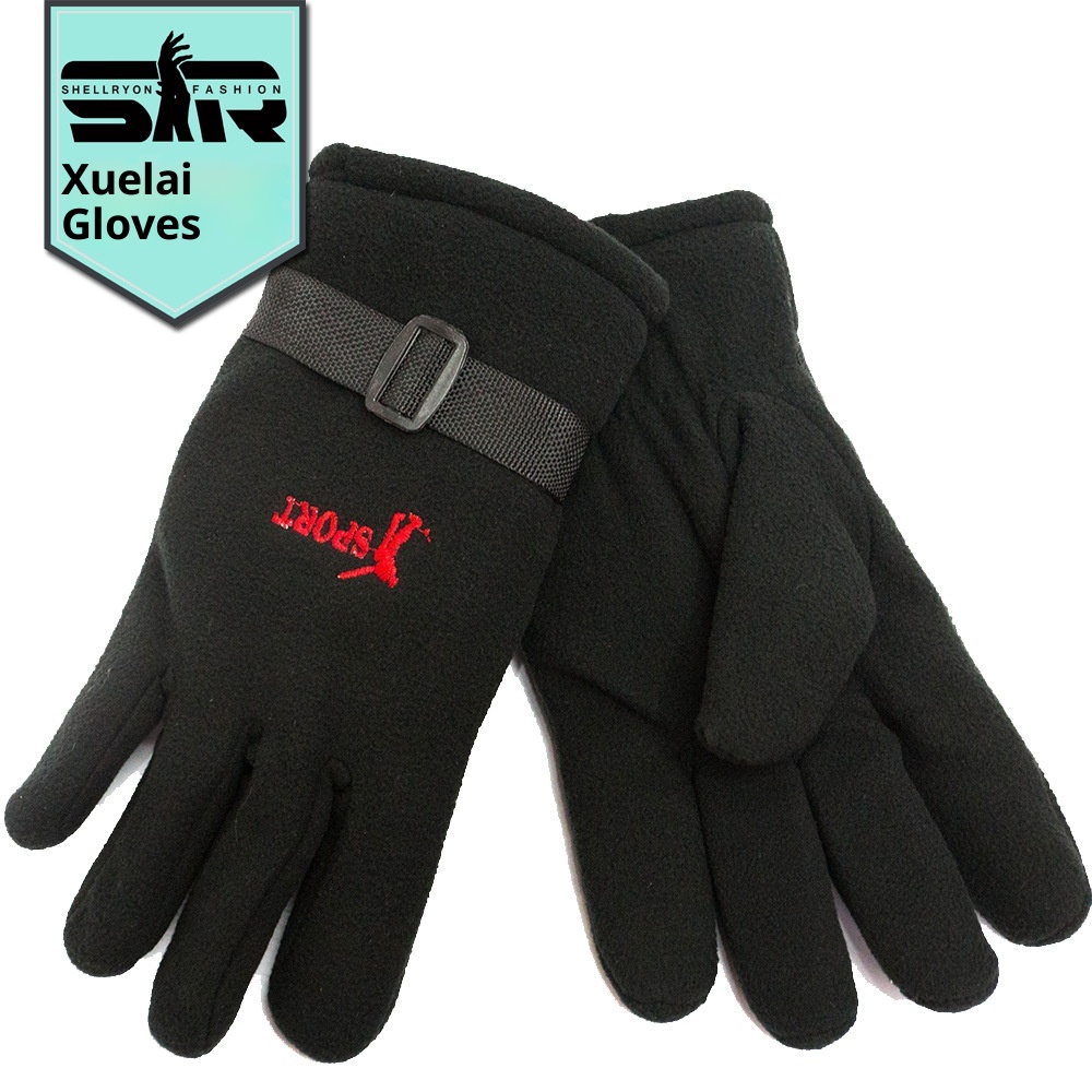 ActiveGo Outdoor Men's Sports Mountaineering Skiing Cycling Women's Winter Warm Windproof Gloves Cold-Proof Fleece_voghion.com