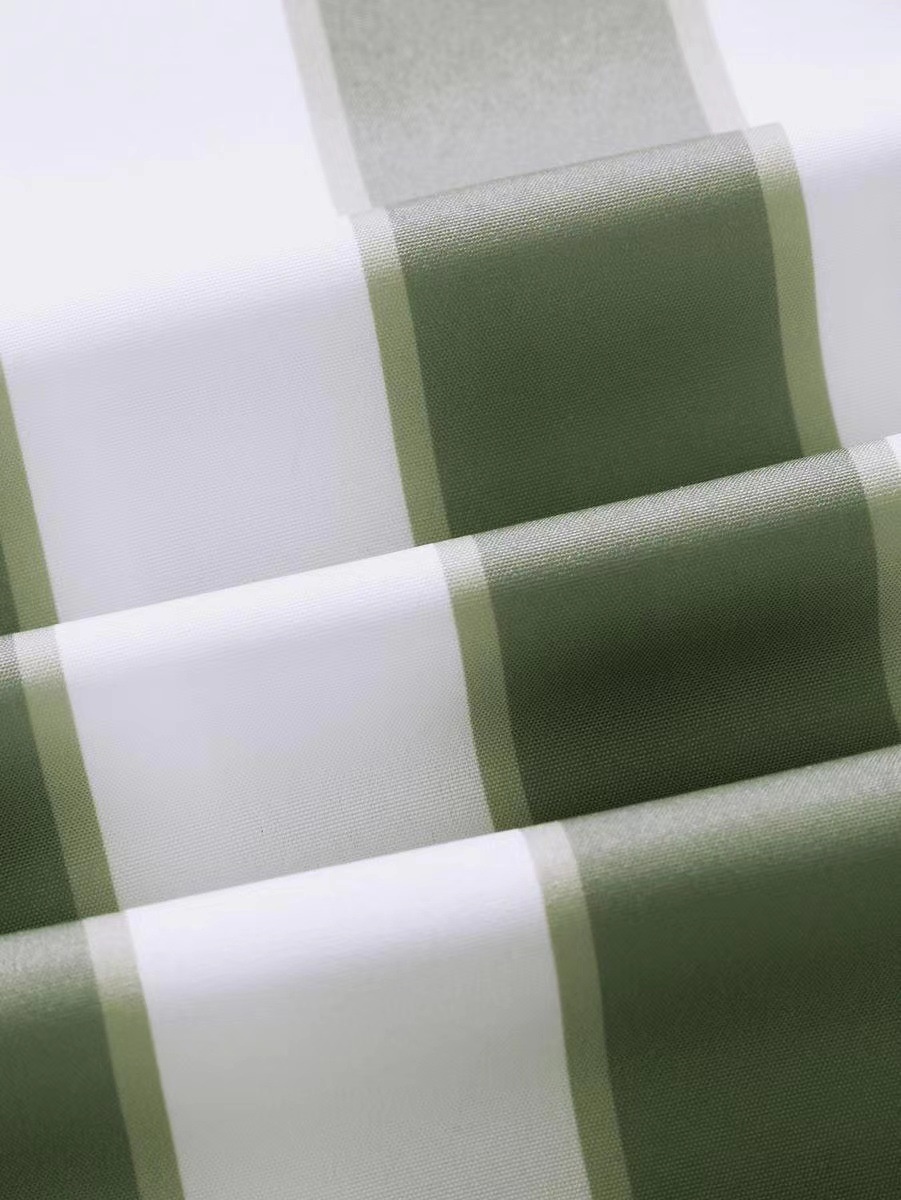 ActiveGo ActiveGo Europees en Amerikaans grensoverschrijdend Hawaiiaans nieuw pak met korte mouwen en gestreept strandshirt, tweedelige set voor heren_voghion.com