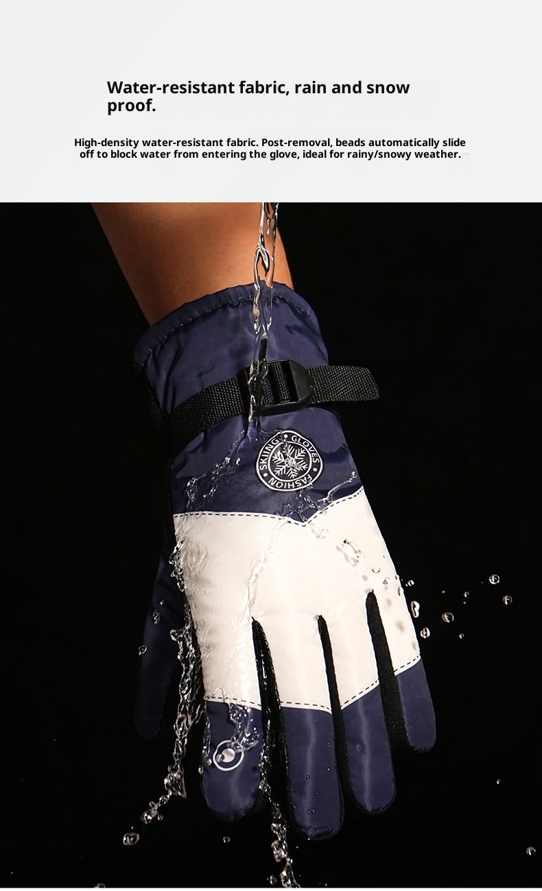 ActiveGo Autumn And Winter Anti-Slip Warm Gloves Outdoor Cycling New Skiing Windproof Waterproof Cold-Proof Versatile_voghion.com