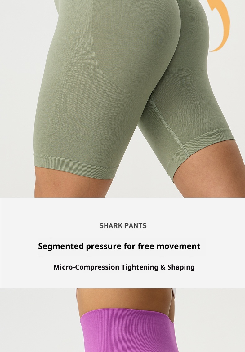 001 In Stock Summer Butt-Lifting Tummy-Control Running Women High-Waist Hip-Lifting Tight Sports Peach Yoga Shorts_voghion.com