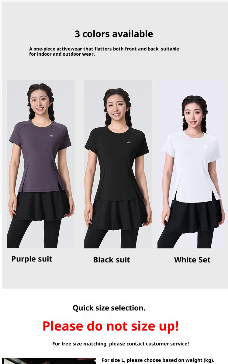 001 2025 Nuovo Yoga Pilates Training Wear Mattina Asciugatura Rapida Fitness Sport Magliette a Maniche Corte Donna_voghion.com