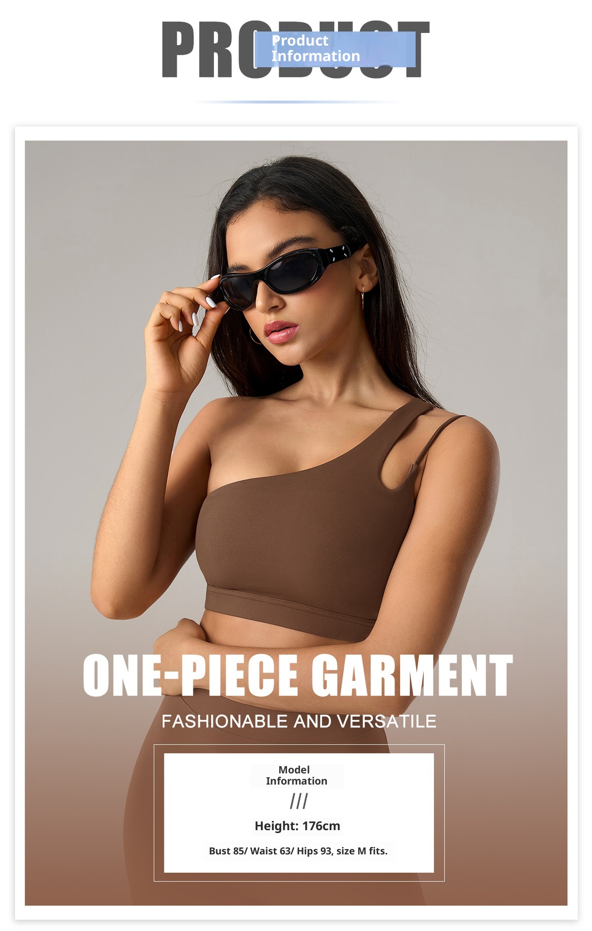 001 European And American Cross-Border One-Shoulder Yoga Beautiful Back Sports Bra Irregular Shoulder Running Fitness Vest_voghion.com