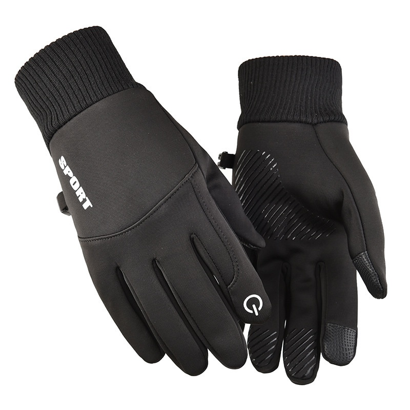 ActiveGo Warme Handschuhe mit Fleecefutter, verdickt, wasserdicht, Sport, Radfahren, Klettern, Skifahren, Touchscreen-Handschuhe_voghion.com