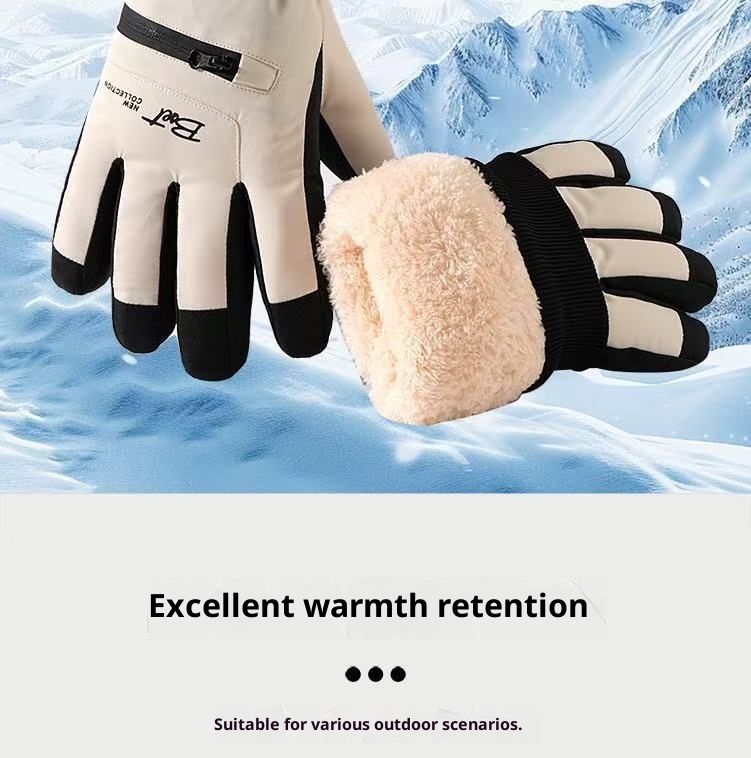 ActiveGo Wome's Witer Ski Gloves, Warm, Touchscree, Cold-Proof, Sow Play, Waterproof, Thickeed, Outdoor Ridig Gloves For_voghion.com