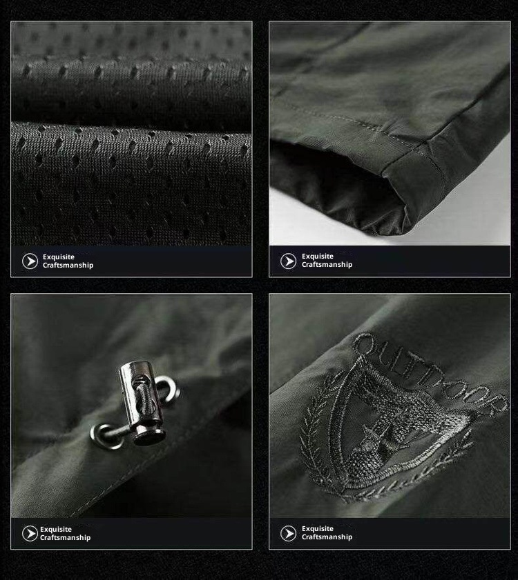 ActiveGo ActiveGo Europeo Americano Transfrontaliero 2025 Primavera e Autunno Nuovo Stile Uomo di Mezza Età Versatile Casual Impermeabile All'Aperto_voghion.com