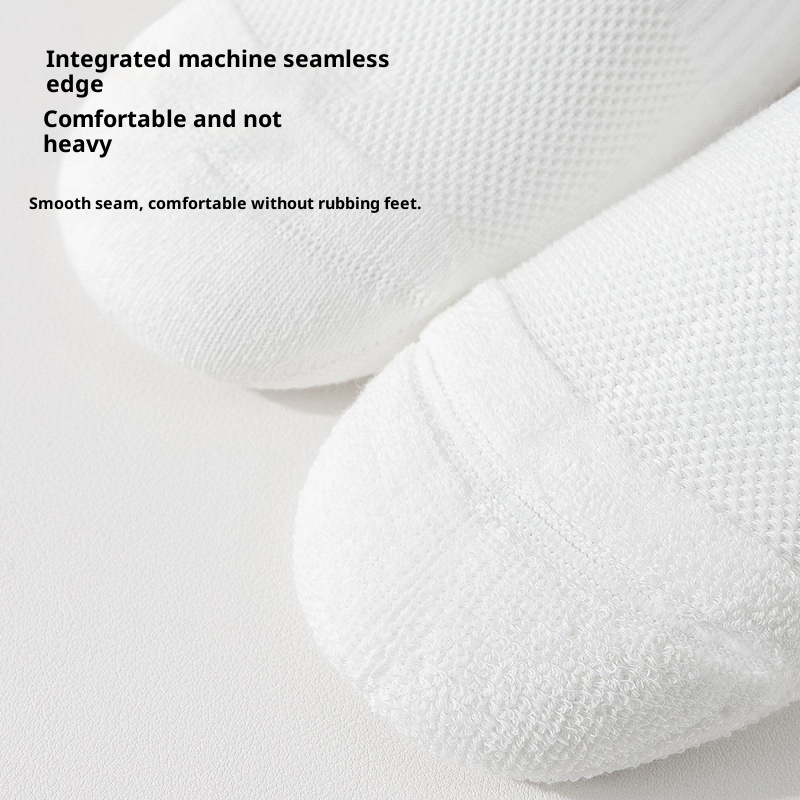 001 90% Yoga Herren Professionelle Anti-Rutsch Pilates Nahtlose Fitness Laufsocken aus reiner Baumwolle_voghion.com