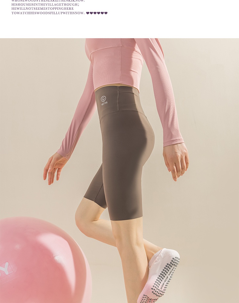 001 Tie-Dye Professional Five-Finger Gradient Yoga Pilates Non-Slip Women's Socks_voghion.com