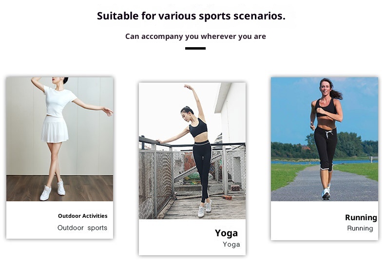 001 Gonna plissettata da donna, primavera estate, dimagrante, fitness, allenamento, corsa, pantaloni da yoga traspiranti ad asciugatura rapida con interno_voghion.com