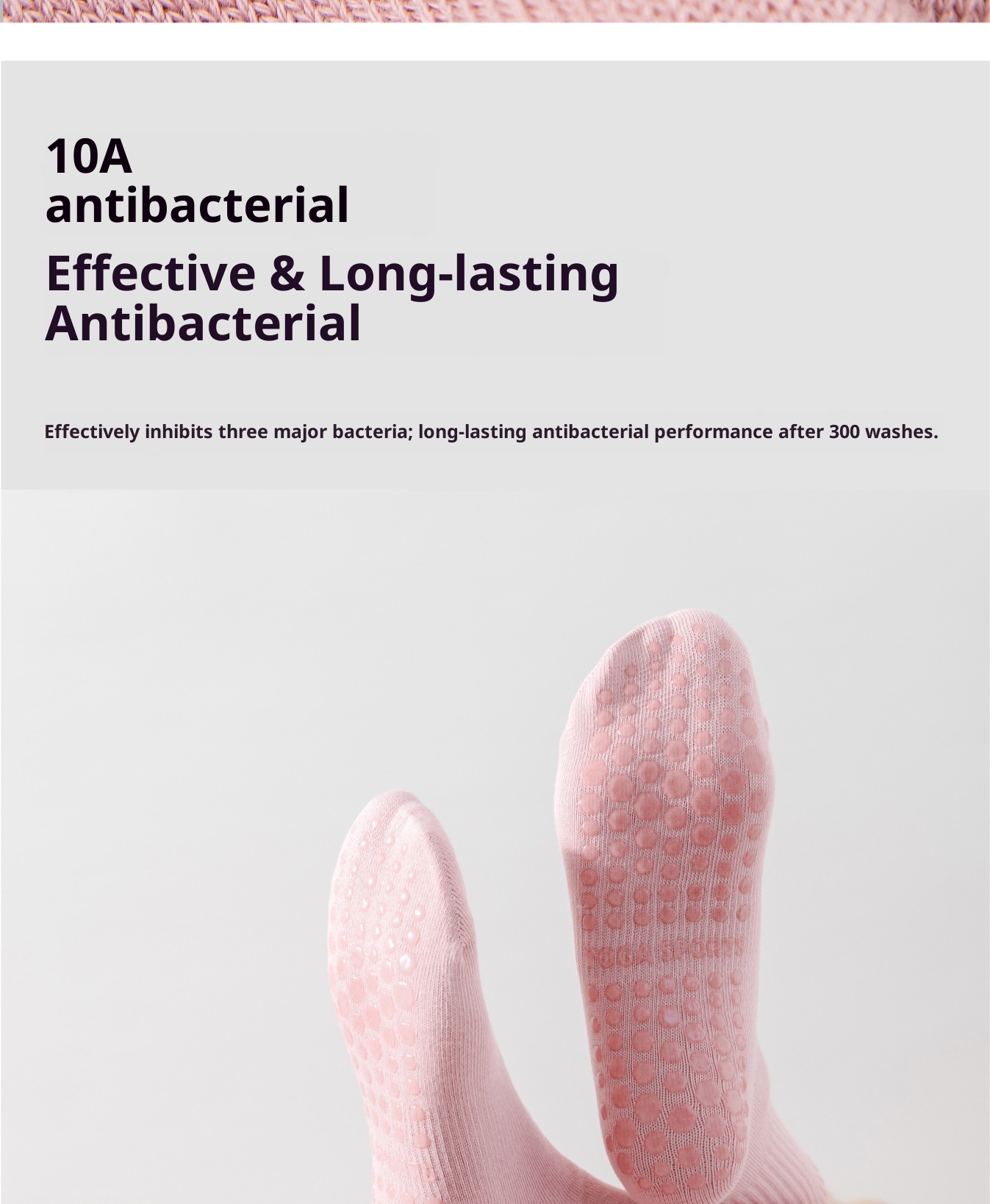 Chaussettes de yoga professionnelles pour femmes, automne et hiver, en silicone antidérapant, idéales pour le sport, le fitness, la danse et le Pilates._voghion.com