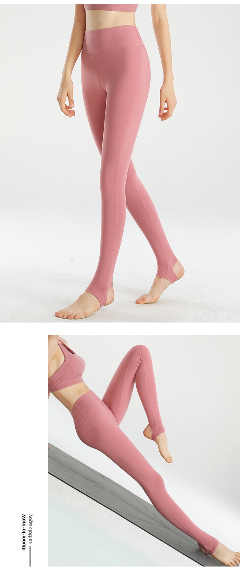 001 Yoga Pants For Women Winter High Waist Hip Lift Bare Sensation Professional Tummy Control Slimming Sports Fitness Footed_voghion.com