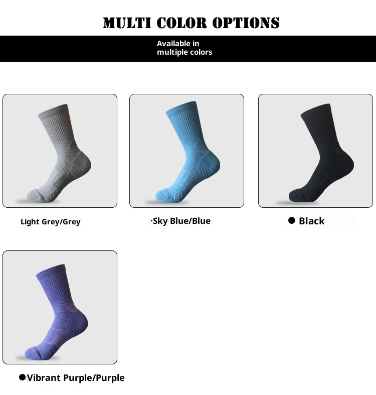 Chaussettes de sport respirantes mi-mollet pour femmes, idéales pour le badminton, la corde à sauter, la course à pied et le cyclisme. Semelle éponge._voghion.com