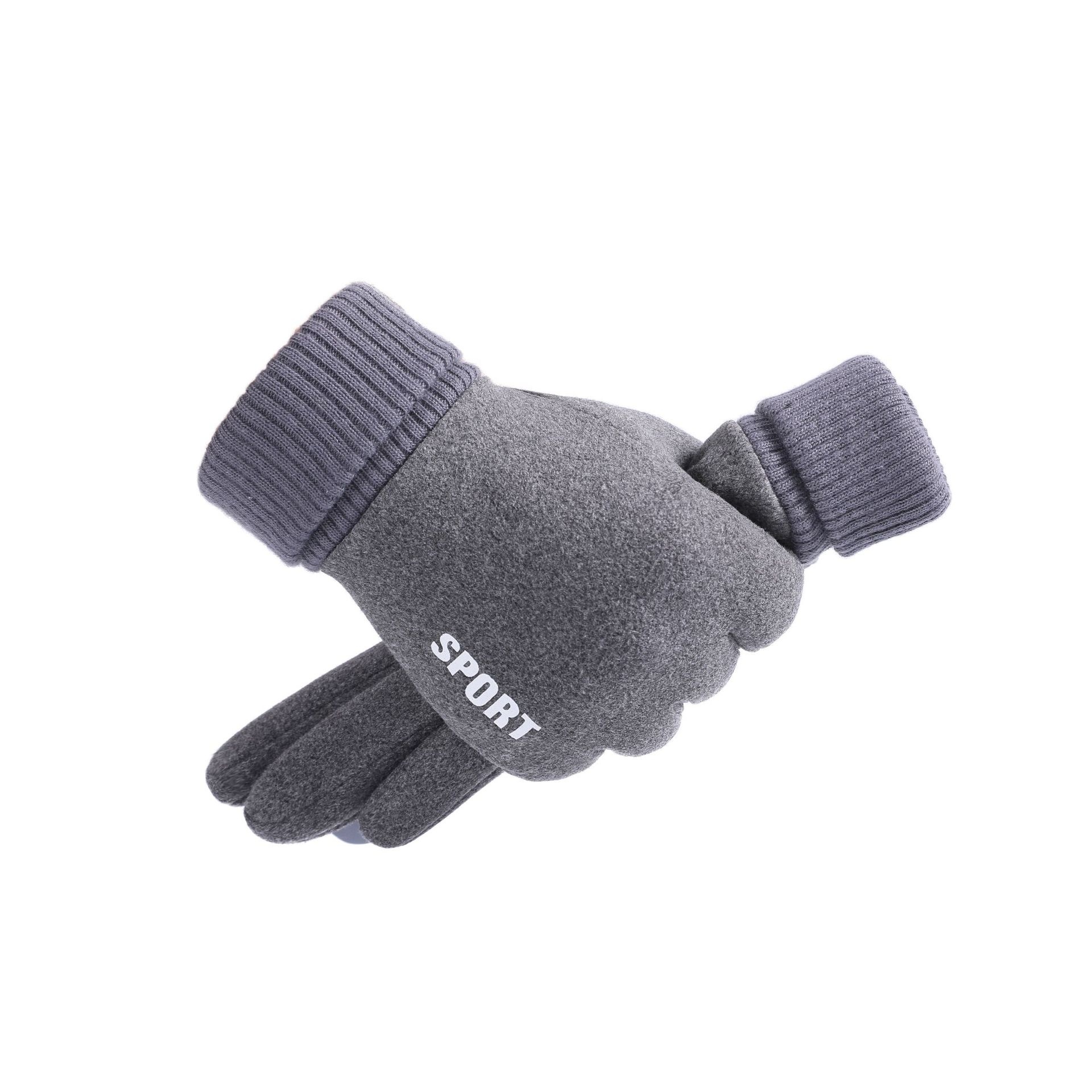 Gants de sport ActiveGo Cross-Border Winter Thermal pour femmes et couples, coupe-vent, imperméables et épais, pour le ski et les activités de plein air (vente en gros)._voghion.com