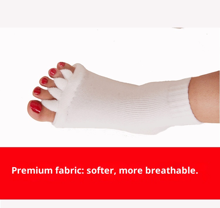 001 Cross-Border Source Free Shipping Yoga Women Toe Separator Five-Toe Open-Toe Socks Hallux Valgus Correction_voghion.com