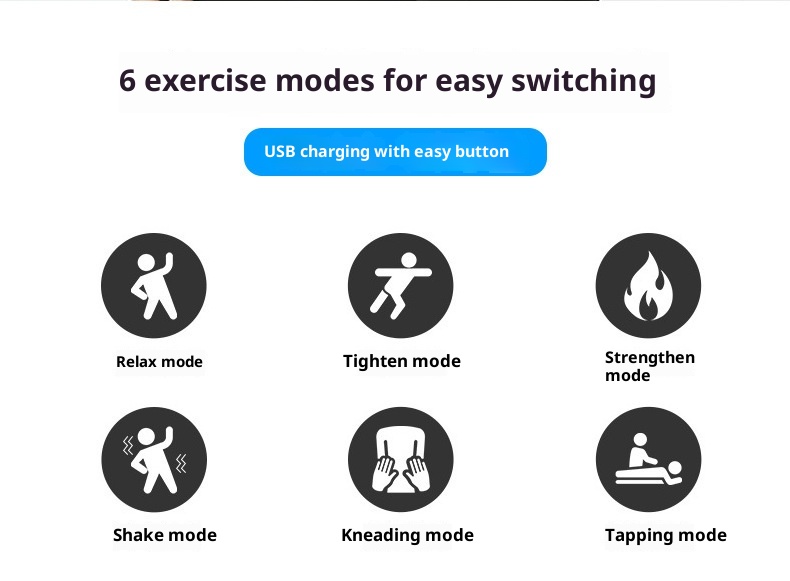 001 Fitness Massage Microcurrent Pulse Five-point Hip-lifting EMS Intelligent Abdominal Shaping Yoga Pants_voghion.com