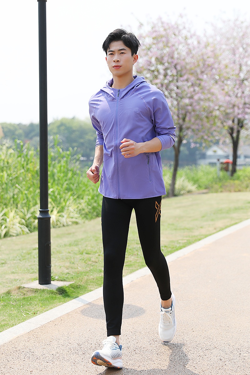 001 Compression Unisex Sports Quick-Dry Breathable Marathon Training Yoga Fitness Elastic Running Tight Long Pants_voghion.com