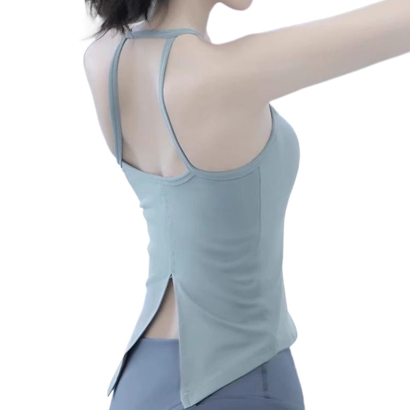 001 Yoga-Bekleidungsset Sommer 2025: Neues, hochwertiges Trainingstop und Sportweste für Damen_voghion.com