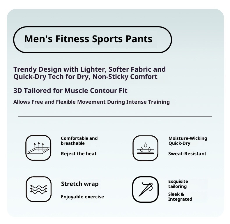 Pantaloni sportivi da corsa ad asciugatura rapida, traspiranti e aderenti, ad alta elasticità, da uomo, della serie Breathing, modello Naked Feel, 001, 31341_voghion.com