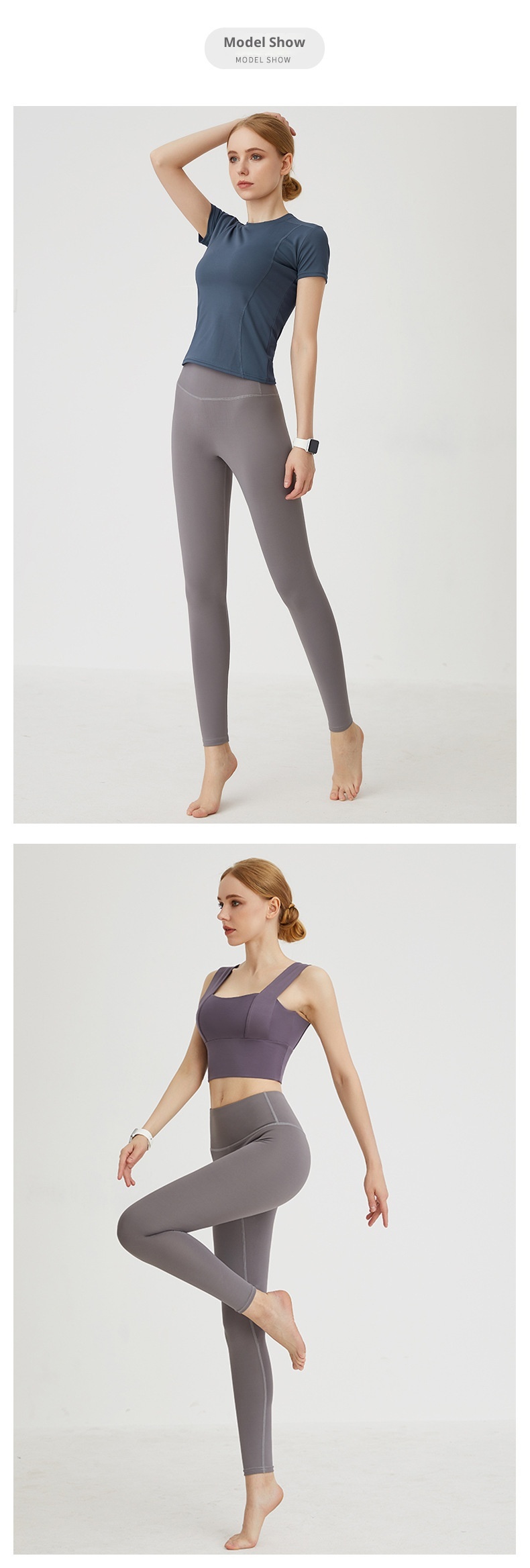 001 2025 New No Embarrassing Line Peach Hip Lift Tight High Waist Tummy Control Sports Naked Feel Yoga Pants For Women_voghion.com