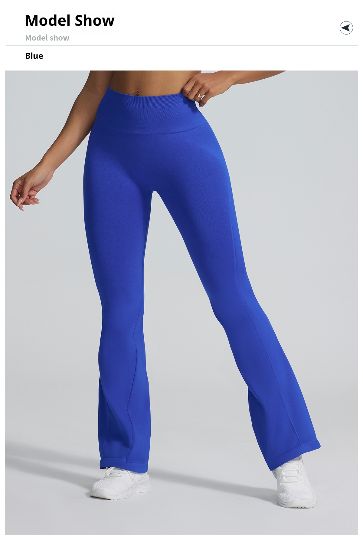 001 En stock Nouveau pantalon de sport évasé pour femme, effet push-up, coupe slim, jambes droites, jambes larges, idéal pour le fitness et le yoga_voghion.com