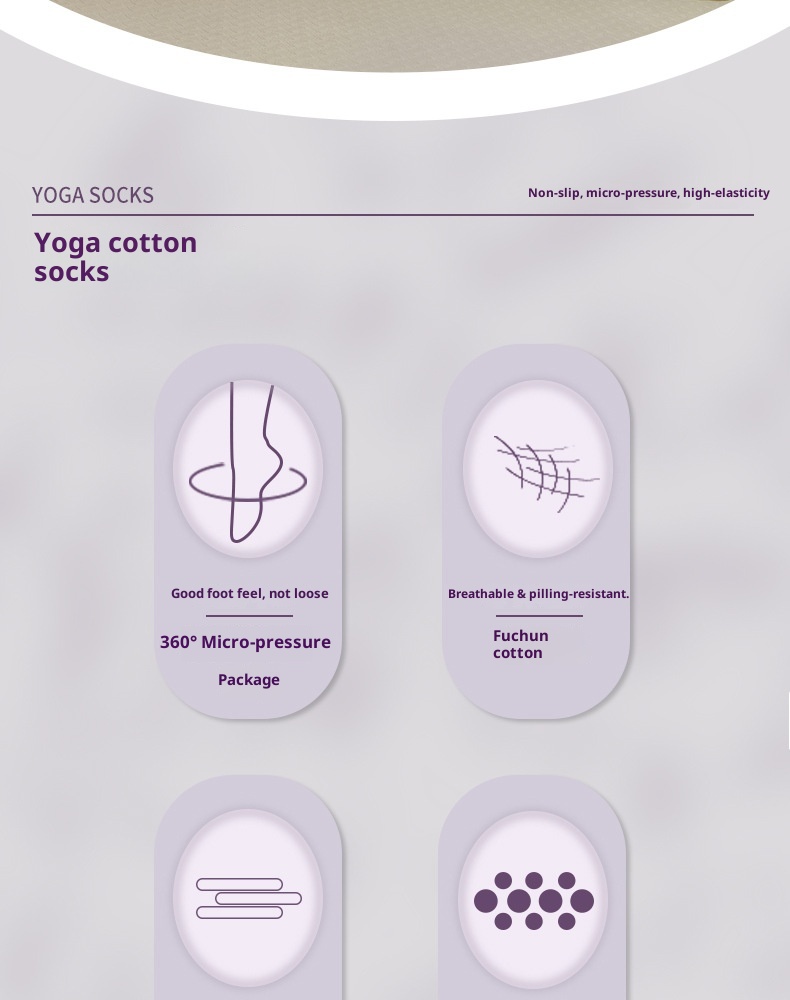 001 Tie-Dye Professional Five-Finger Gradient Yoga Pilates Non-Slip Women's Socks_voghion.com