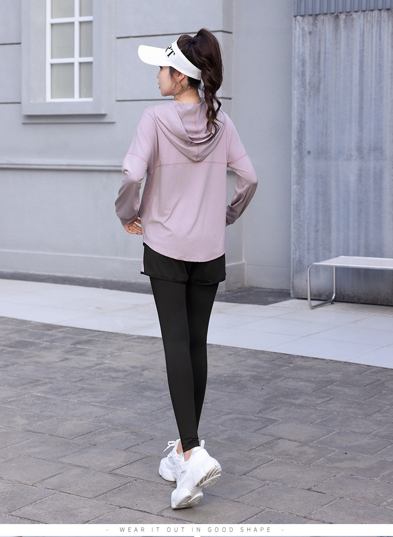 001 2025 Top da donna a maniche corte, maglietta estiva da yoga, corsa mattutina, set sportivo, abbigliamento fitness_voghion.com