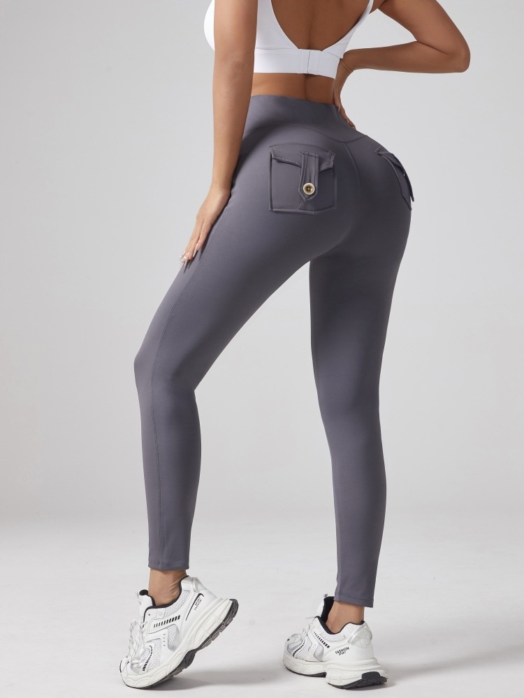 001 New Peach Hip Fitness For Women, Tight-Fitting, No Embarrassing Lines, Quick-Dry Sports Pants, High-Waisted,_voghion.com