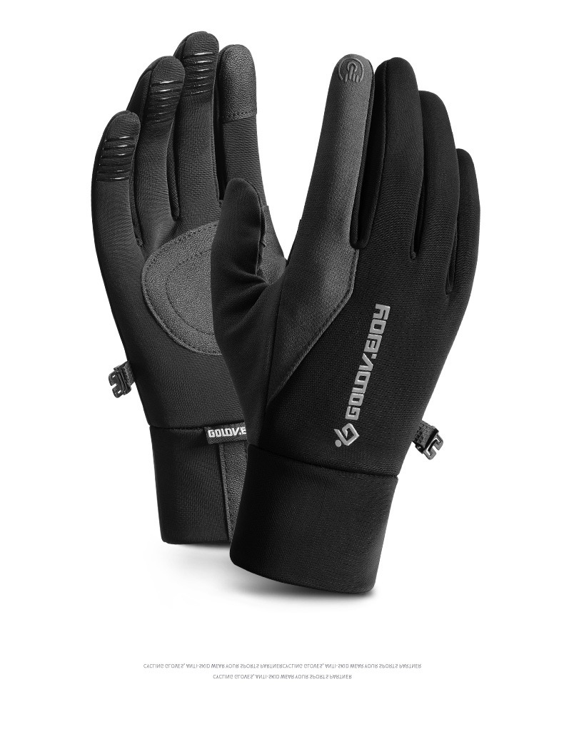 Guanti da moto elettrica antiscivolo ActiveGo Witer Warm Cycling Outdoor Sports Skiig Cold-Proof Touchscree Fleece-Lied_voghion.com