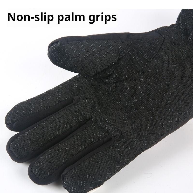 ActiveGo Ski Winter Thickened Windproof Cold-Proof Touchscreen Cycling Electric Bike Warm Outdoor Sports Gloves_voghion.com