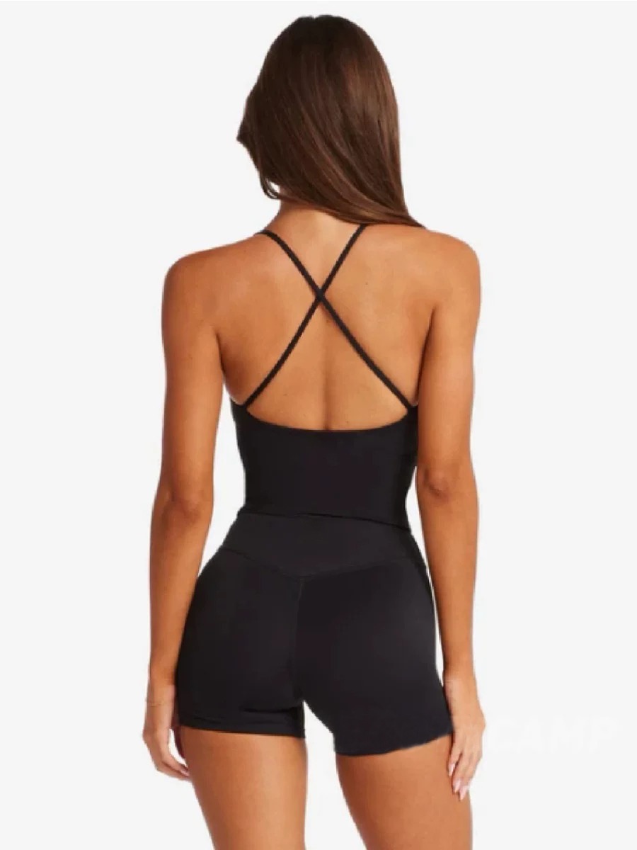 001 Foreign Trade Cross-Border Yoga Camisole For Women With Chest Pads, Fitness Vest, High Waist, Quick-Dry, Hip-Lifting,_voghion.com