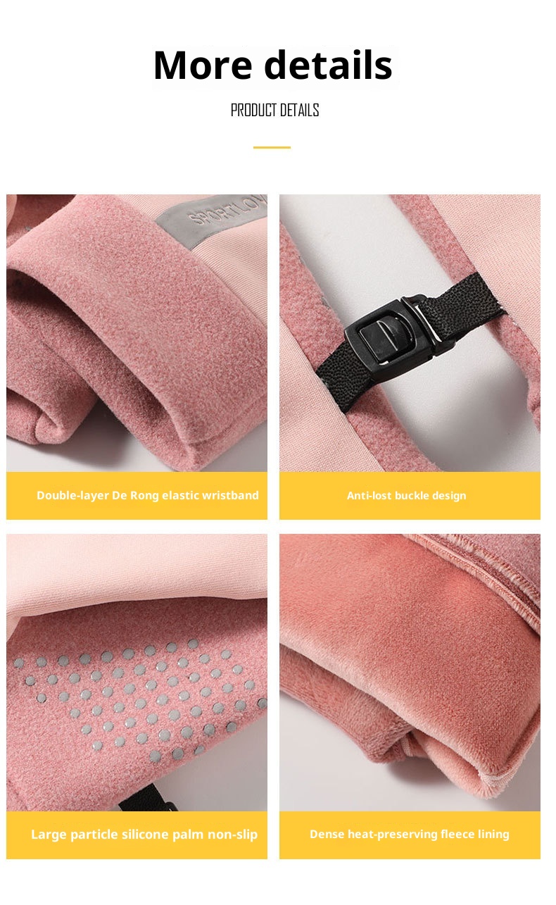 Gants d'extérieur chauds ActiveGo pour hommes et femmes, coupe-vent, imperméables, d'hiver, en velours antidérapant et tactile pour la moto_voghion.com