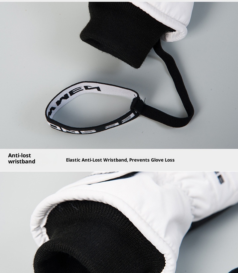 ActiveGo Dropshipping Ski Gloves For Men And Women, Thickened Windproof Cycling Outdoor Touchscreen Five-Finger Snowboarding_voghion.com