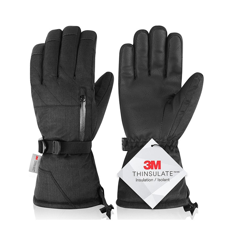 ActiveGo Cross-Border Cold-Proof Mountaineering Touchscreen Ski Cycling Anti-Freeze Winter Fleece-Lined Sports Thermal Gloves_voghion.com