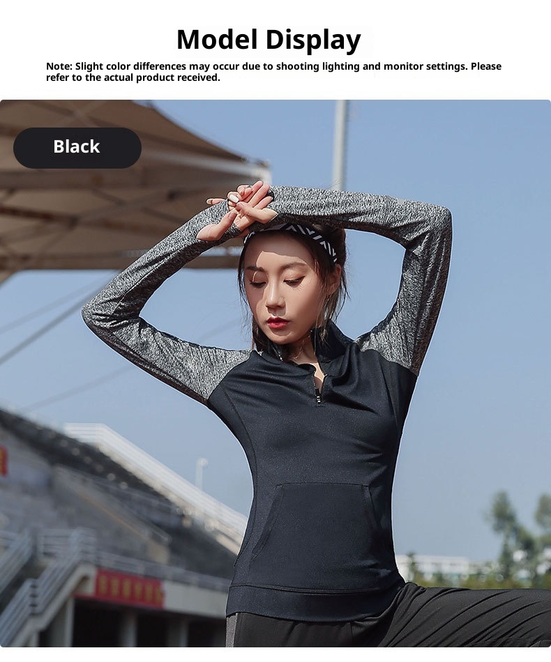 001 Top sportivo taglie forti per donne formose 100 kg Abbigliamento fitness da corsa da donna Autunno leggermente coprente Asciugatura rapida_voghion.com